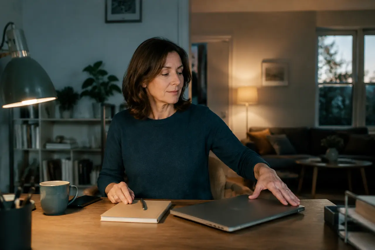 Ruhiger Übergang vom Homeoffice in den Feierabend